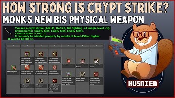 How OP is the new Monk Physical Weapon (Crypt Strike)? | Tibia