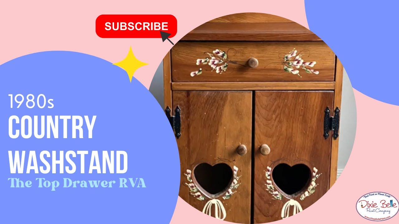 1980's Country Washstand Transformation With Terra Clay Paint!