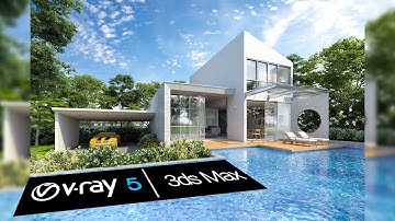 V Ray 5 for 3ds Max   How to light an exterior day scene ( Voice over)