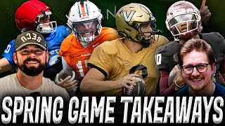 Spring Game TAKEAWAYS &amp; OVERREACTIONS | Georgia, Texas, Texas A&amp;M, Oklahoma, Auburn, Vandy