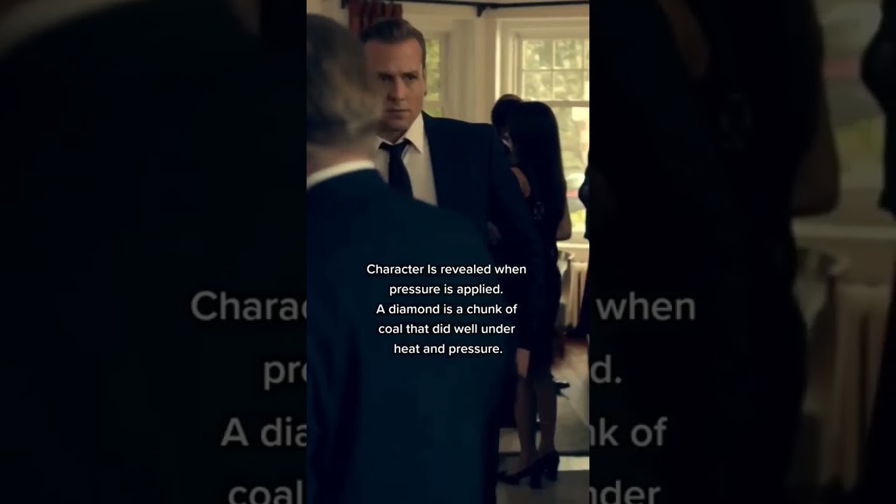 Pressure Reveals Character 