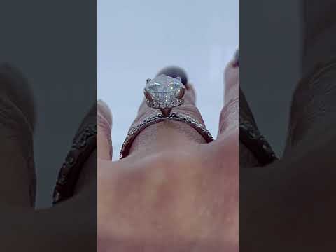 3.07CTW Colorless Pear Brilliant Lab-Grown Diamond Engagement Ring $4995 LCRings.com