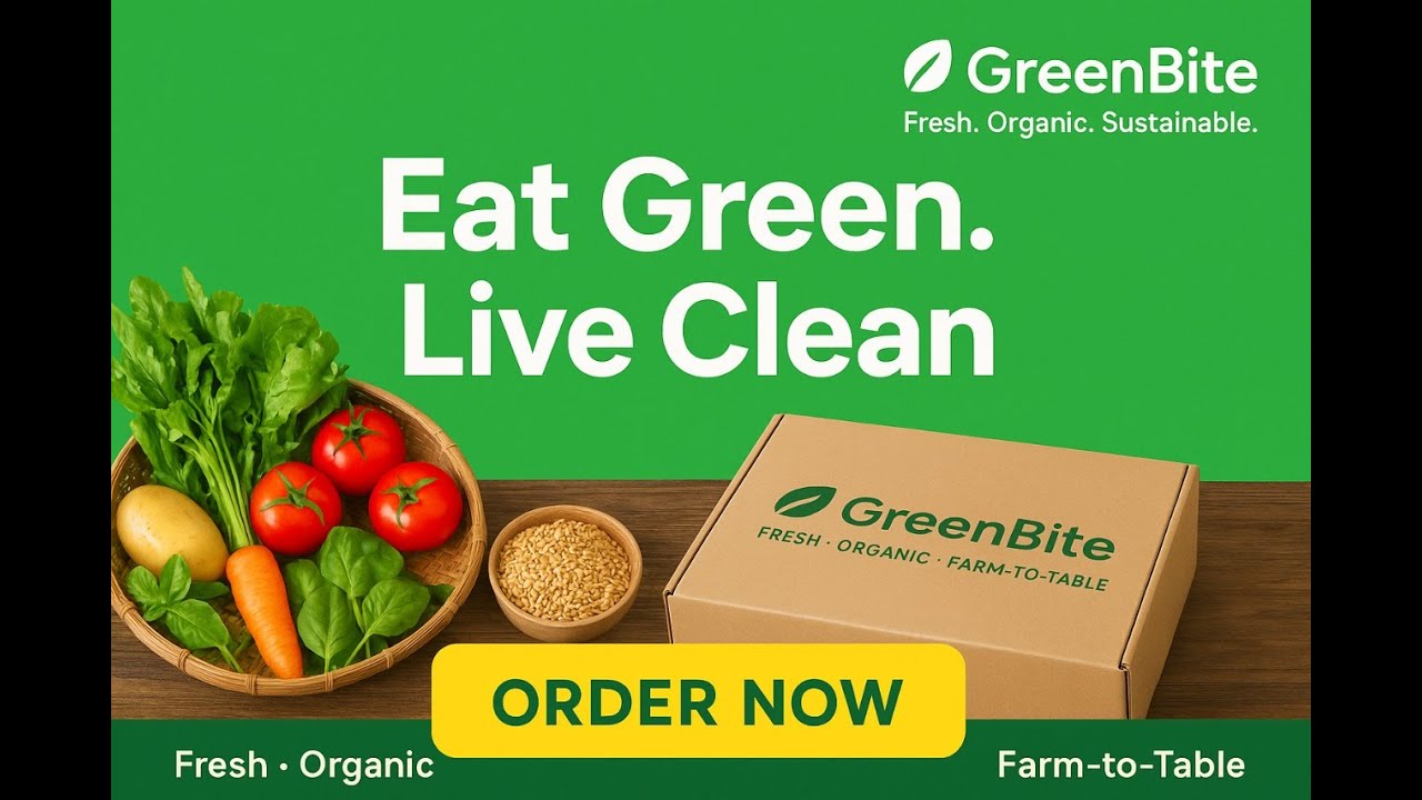 Video on GreenBite FoodBowls food delivery app - YouTube