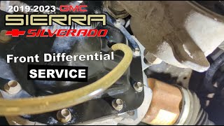 2019-2024 Sierra/Silverado: Front Differential Service