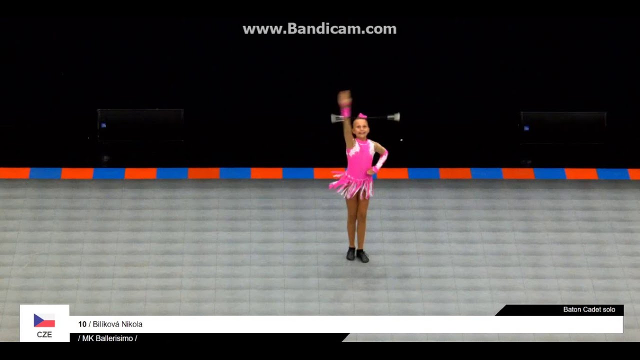 MK Ballerisimo Hlučín - Nikolka Bilíková, sólo kadetky bat 2019