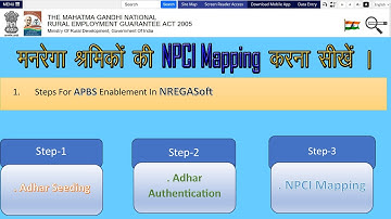 how to enable abps in mgnrega #dbt #mgnrega #nrega #npci #abps NPCI MAP IN MANREGA