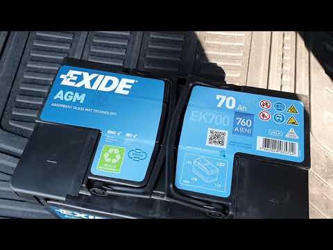 Автомобильный аккумулятор Exide AGM 6СТ-80 (EK800) 80 Ач (-/+