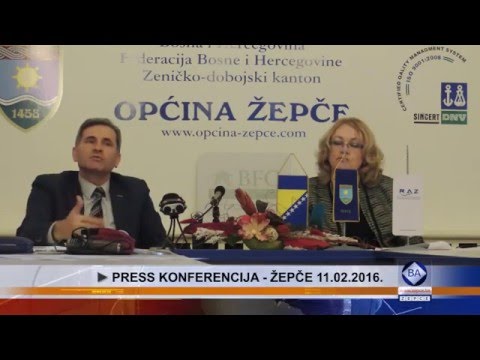Zepce.Ba - PRESS KONFERENCIJA - Mato Zovko i Branka Janko 11.02.2016.