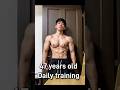 47歳中年!トレーニングの日々!俺の生き様! #40代トレーニング #カリステニクス #自重トレーニング#宅トレ#加重トレーニング#shorts