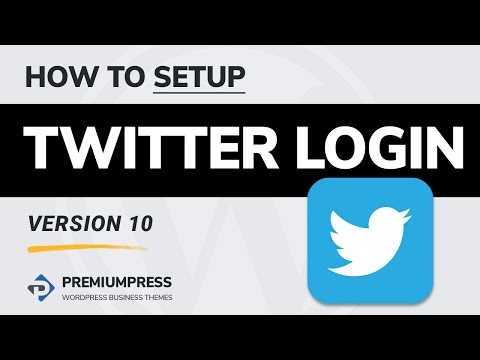 WordPress Login with Twitter - Setup Social Login