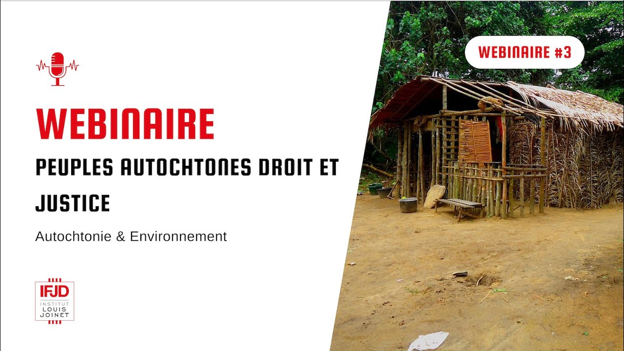 [Webinaire Peuples Autochtones Droit et justice #3] Autochtonie et environnement