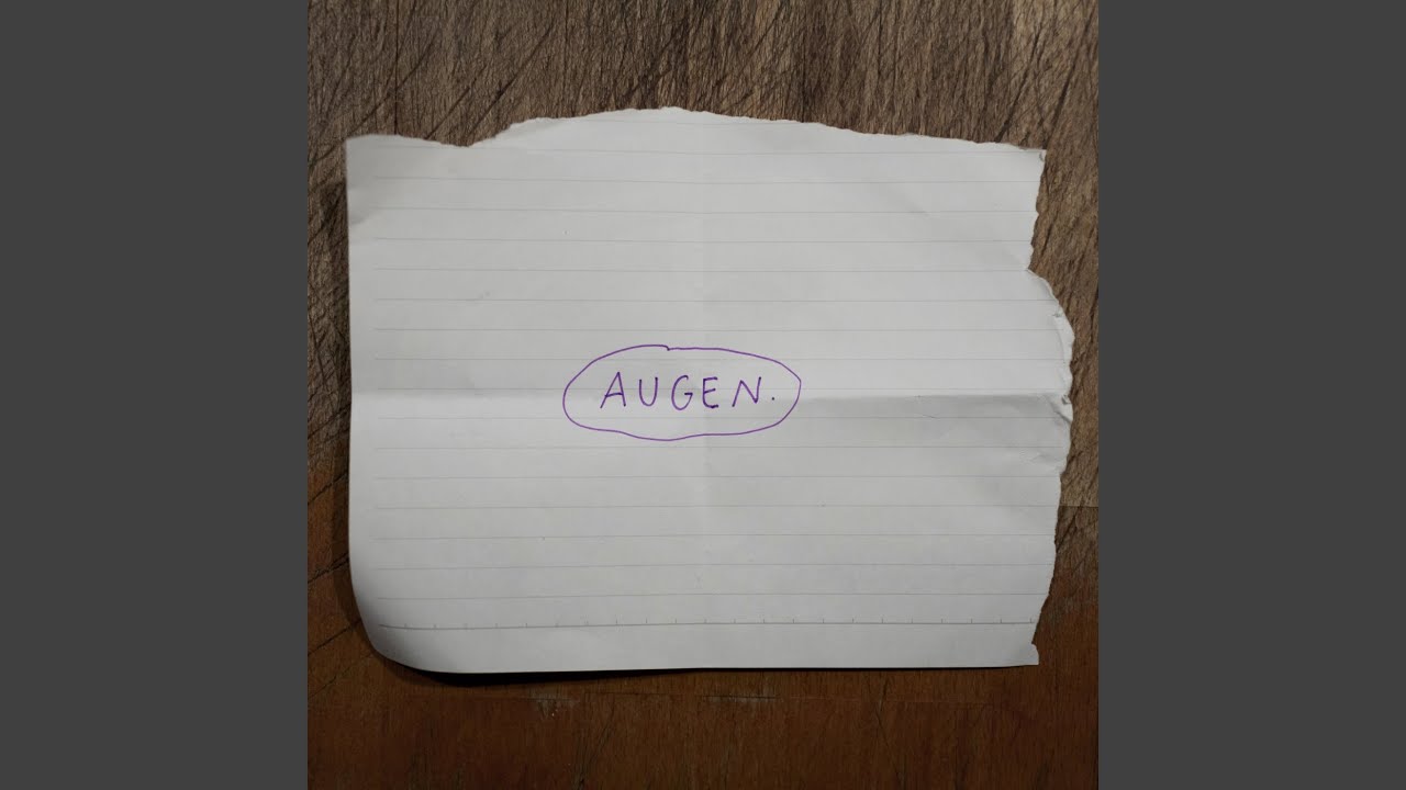 Watch Augen on YouTube Watch Augen on YouTube