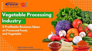 Vegetable Processing Industry | 5 Profitable Business Ideas on Processed Foods and Vegetable