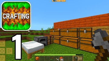 Crafting and Building - NEW WORLD - NEW START - Survival Gameplay Part 1