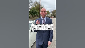 Do cops need a warrant to search your car?! #shorts #lawyer #legaltips