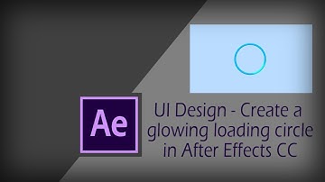 UI/Micro interaction animation tutorial | After EffectsTutorial | Glowing loading circle
