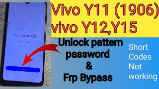 Vivo Y11 unlock forgot password||vivo Y11 Hard Reset & Frp bypass