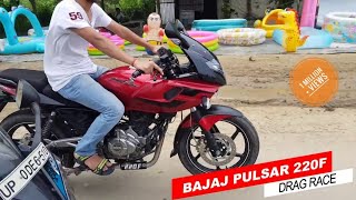 DRAG RACE - YAMAHA R15 v 2.0 VS PULSAR 220F - bikes Drag race | Best Video