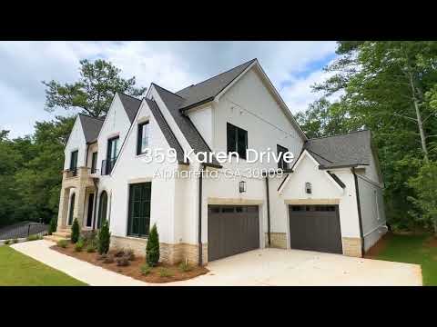 359 Karen Dr, Alpharetta, GA home video tour