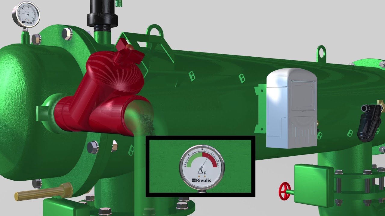 Rivulis F3240 Hydraulic Screen Filter Automatic Spanish YouTube