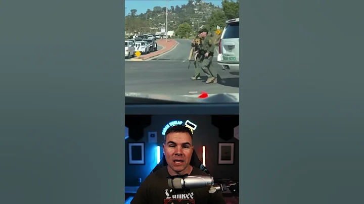 U.S. border patrol landed a helicopter on a busy road to save their K-9 after it was bitten by snake