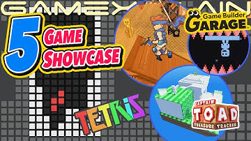 Tetris in Game Builder Garage! + Metal Gear Solid, Captain Toad, VVVVV, & AMAZING Tower-Defense Game