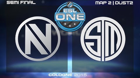 ESL One Cologne 2015 Semi Final EnVyUs vs. TSM Map2 Dust2
