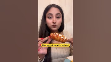 How Much I Spend in a Day #minivlog #ytshorts #shorts