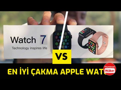 En İyi Çakma Apple Watch 7 Akıllı Saat Kutu Açılışı Ve İnceleme