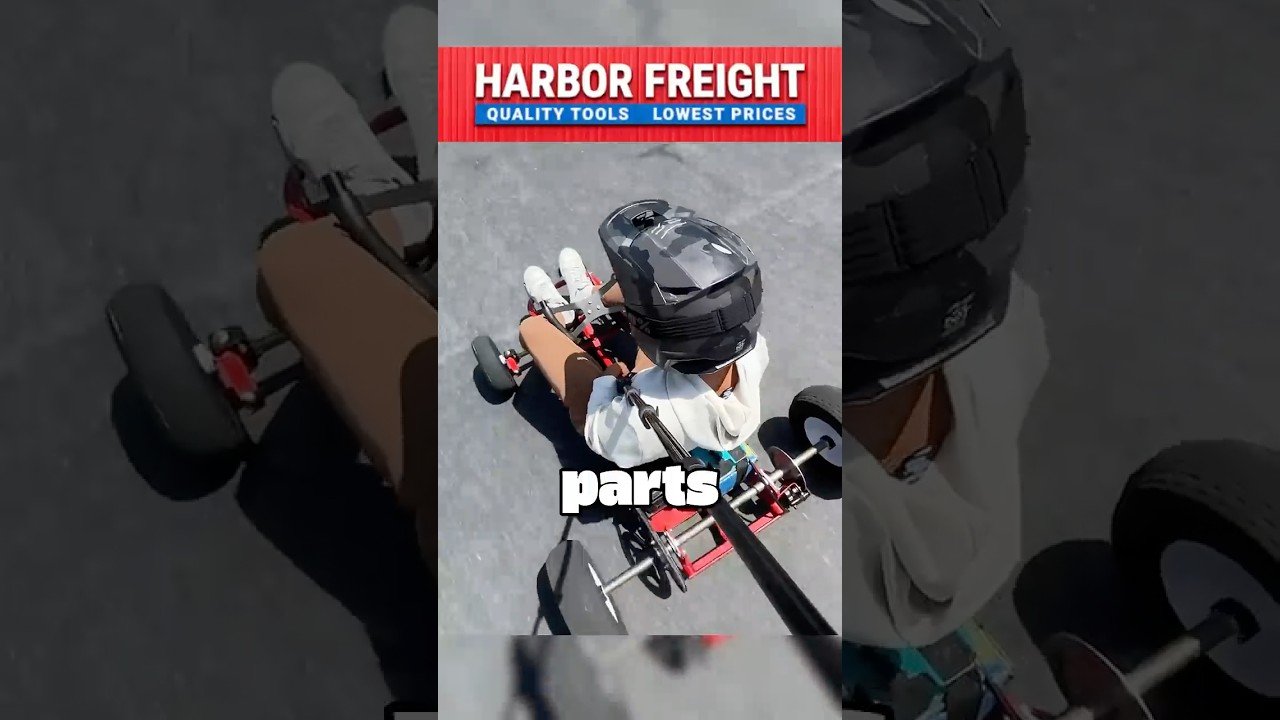 I built a Go Kart from RANDOM Harbor Freight Parts!