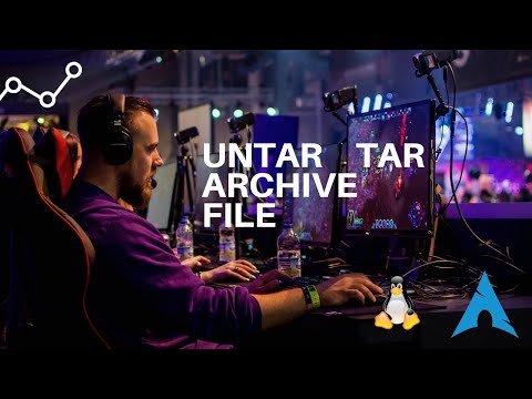 Untar tar Archive File (แตกไฟล์ .tar)