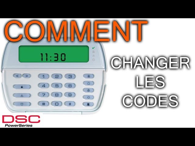 Comment Changer les codes sur un clavier DSC Power Series - YouTube