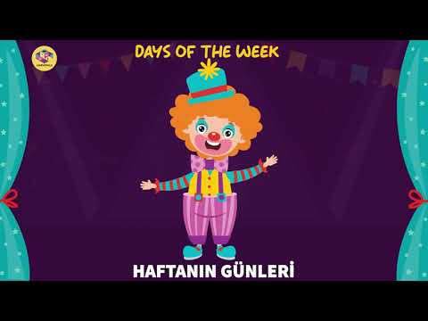 HAFTANIN GÜNLERİ İNGİLİZCE TÜRKÇE - DAYS OF THE WEEK  📅🎵 | LEARNO