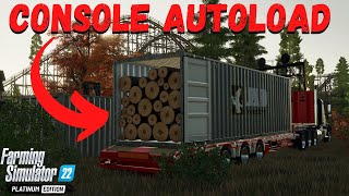 autoload logs for console | farming simulator 22 platinum