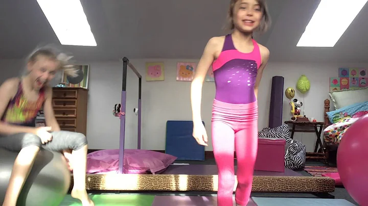 Yoga Balls with Jeanne & Makena!!