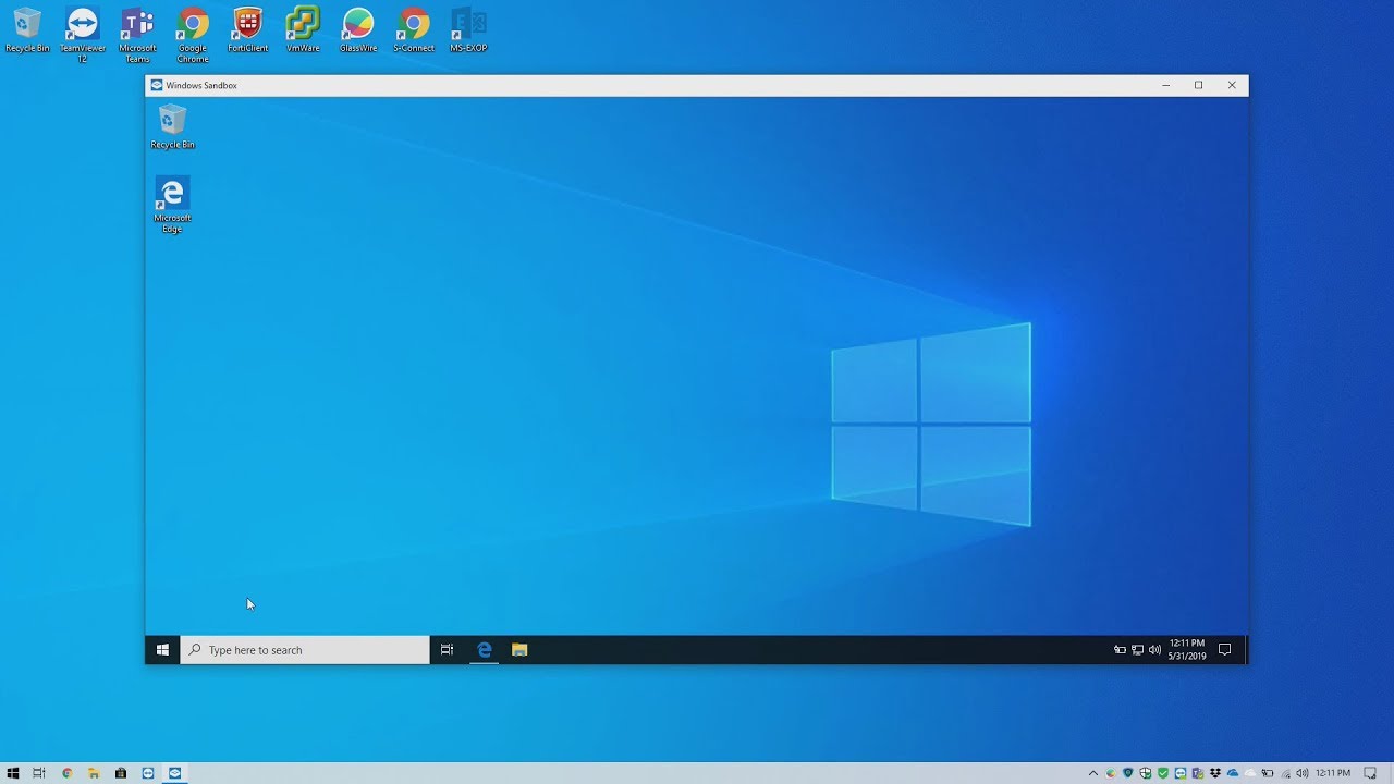 windows sandbox download windows 10 pro