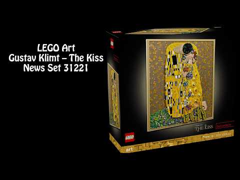 LEGO Art Gustav Klimt – The Kiss (Art Set The Kiss No. 31221) - Klemmbausteinlyrik News