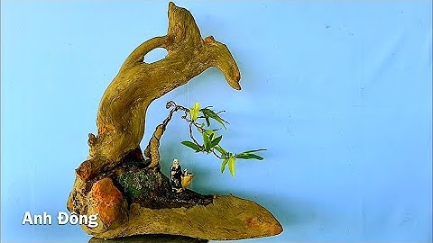 Tác phẩm Tiểu cảnh gỗ lữa