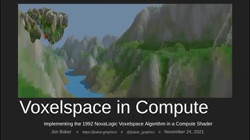 Voxelspace Algorithm in a Compute Shader