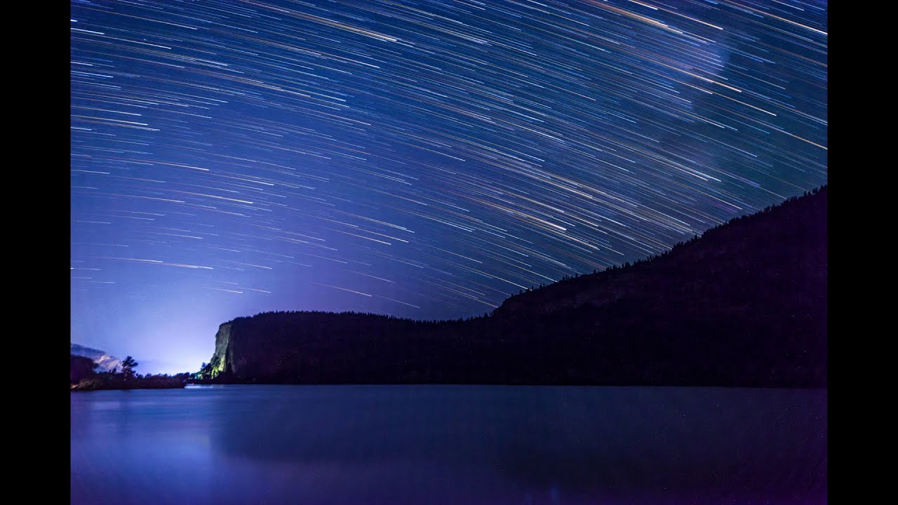 Delta Aquariids 2019 Star Trails Time Lapse