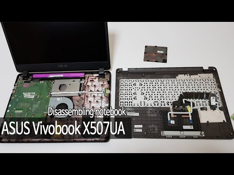 ASUS Vivobook X507UA Disassembling notebook(Laptop) / 에이수스 비보북 X507UA 분해 및 업그레이드 방법