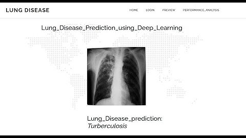 A Contemporary Technique for Lung Disease Prediction using Deep Learning | Python IEEE Project