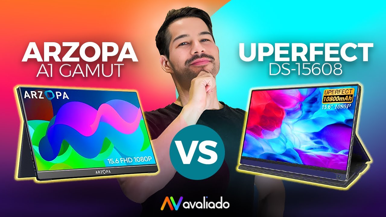 Monitor PORTÁTIL Arzopa vs Uperfect: [ QUEM GANHA em 2025?] - YouTube