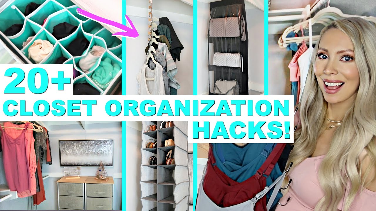 20+ BUDGET CLOSET ORGANIZATION IDEAS YOU NEED TO KNOW! - YouTube