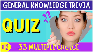 ⭐33 General Knowledge Trivia Questions | Mixed Knowledge | Pub Quiz