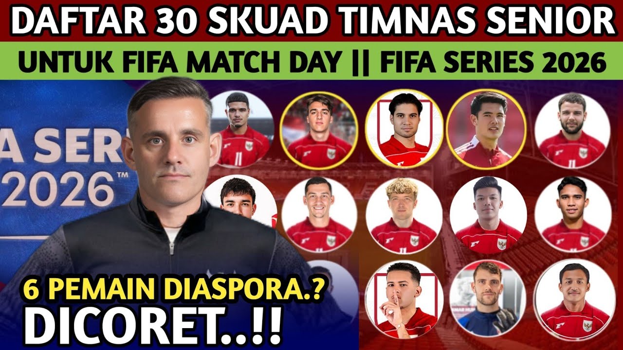 RESMI CORET 6 PEMAIN ABROAD? INILAH SKUAD INTI TIMNAS INDONESIA DI FIFA SERIES 2025