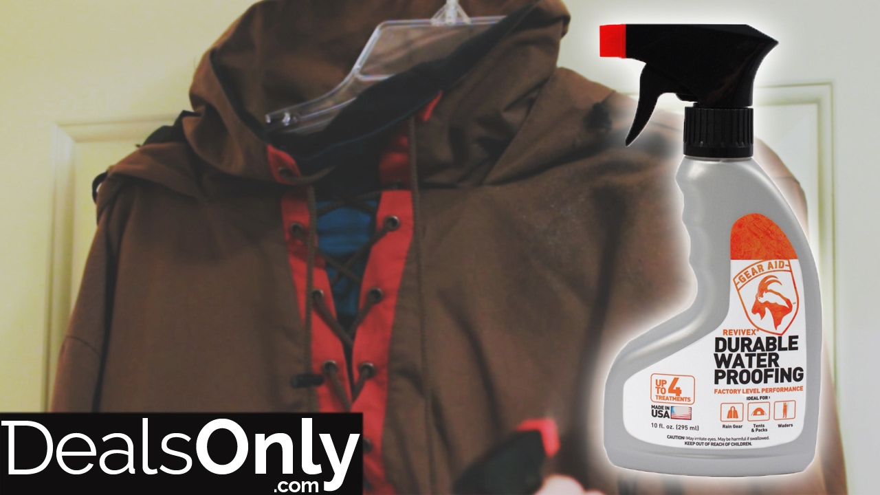 Water repellent: Gear Aid Revivex cleaner and wash-in repellent