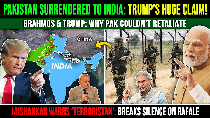 Trump's INDIA vs PAKISTAN Ceasefire SHOCKER: World News