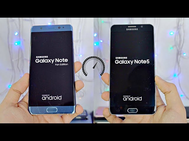 Samsung Galaxy NOTE FE vs NOTE 5 - Speed Test! (4K)