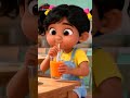Animals School Song - English Nursery Rhymes for Children's | Galatta Kids - Animal Song | Shorts